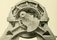 An illustration from Cyclopedia of applied electricity : a general reference work on direct-current generators and motors, storage batteries, electrochemistry, welding, electric wiring, meters, electric lighting, electric railways, power stations, switchboards, power transmission, alternating-current machinery, telegraphy, etc. (1916)