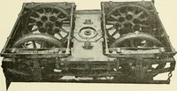 An illustration from Cyclopedia of applied electricity : a general reference work on direct-current generators and motors, storage batteries, electrochemistry, welding, electric wiring, meters, electric lighting, electric railways, power stations, switchboards, power transmission, alternating-current machinery, telegraphy, etc. (1916)