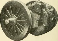 An illustration from Cyclopedia of applied electricity : a general reference work on direct-current generators and motors, storage batteries, electrochemistry, welding, electric wiring, meters, electric lighting, electric railways, power stations, switchboards, power transmission, alternating-current machinery, telegraphy, etc. (1916)