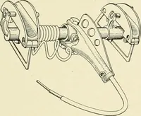 An illustration from Cyclopedia of applied electricity : a general reference work on direct-current generators and motors, storage batteries, electrochemistry, welding, electric wiring, meters, electric lighting, electric railways, power stations, switchboards, power transmission, alternating-current machinery, telegraphy, etc. (1916)