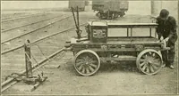 An illustration from Cyclopedia of applied electricity : a general reference work on direct-current generators and motors, storage batteries, electrochemistry, welding, electric wiring, meters, electric lighting, electric railways, power stations, switchboards, power transmission, alternating-current machinery, telegraphy, etc. (1916)