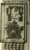 An illustration from Cyclopedia of applied electricity : a general reference work on direct-current generators and motors, storage batteries, electrochemistry, welding, electric wiring, meters, electric lighting, electric railways, power stations, switchboards, power transmission, alternating-current machinery, telegraphy, etc. (1916)