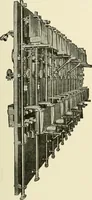 An illustration from Cyclopedia of applied electricity : a general reference work on direct-current generators and motors, storage batteries, electrochemistry, welding, electric wiring, meters, electric lighting, electric railways, power stations, switchboards, power transmission, alternating-current machinery, telegraphy, etc. (1916)