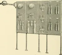 An illustration from Cyclopedia of applied electricity : a general reference work on direct-current generators and motors, storage batteries, electrochemistry, welding, electric wiring, meters, electric lighting, electric railways, power stations, switchboards, power transmission, alternating-current machinery, telegraphy, etc. (1916)