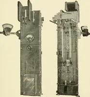 An illustration from Cyclopedia of applied electricity : a general reference work on direct-current generators and motors, storage batteries, electrochemistry, welding, electric wiring, meters, electric lighting, electric railways, power stations, switchboards, power transmission, alternating-current machinery, telegraphy, etc. (1916)