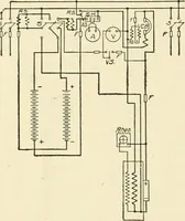 An illustration from Cyclopedia of applied electricity : a general reference work on direct-current generators and motors, storage batteries, electrochemistry, welding, electric wiring, meters, electric lighting, electric railways, power stations, switchboards, power transmission, alternating-current machinery, telegraphy, etc. (1916)
