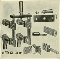 An illustration from Cyclopedia of applied electricity : a general reference work on direct-current generators and motors, storage batteries, electrochemistry, welding, electric wiring, meters, electric lighting, electric railways, power stations, switchboards, power transmission, alternating-current machinery, telegraphy, etc. (1916)