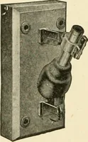 An illustration from Cyclopedia of applied electricity : a general reference work on direct-current generators and motors, storage batteries, electrochemistry, welding, electric wiring, meters, electric lighting, electric railways, power stations, switchboards, power transmission, alternating-current machinery, telegraphy, etc. (1916)