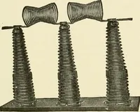 An illustration from Cyclopedia of applied electricity : a general reference work on direct-current generators and motors, storage batteries, electrochemistry, welding, electric wiring, meters, electric lighting, electric railways, power stations, switchboards, power transmission, alternating-current machinery, telegraphy, etc. (1916)