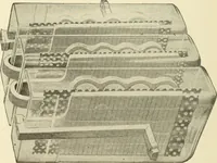 An illustration from Cyclopedia of applied electricity : a general reference work on direct-current generators and motors, storage batteries, electrochemistry, welding, electric wiring, meters, electric lighting, electric railways, power stations, switchboards, power transmission, alternating-current machinery, telegraphy, etc. (1916)