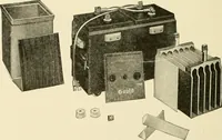 An illustration from Cyclopedia of applied electricity : a general reference work on direct-current generators and motors, storage batteries, electrochemistry, welding, electric wiring, meters, electric lighting, electric railways, power stations, switchboards, power transmission, alternating-current machinery, telegraphy, etc. (1916)