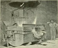 An illustration from Cyclopedia of applied electricity : a general reference work on direct-current generators and motors, storage batteries, electrochemistry, welding, electric wiring, meters, electric lighting, electric railways, power stations, switchboards, power transmission, alternating-current machinery, telegraphy, etc. (1916)