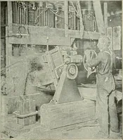 An illustration from Cyclopedia of applied electricity : a general reference work on direct-current generators and motors, storage batteries, electrochemistry, welding, electric wiring, meters, electric lighting, electric railways, power stations, switchboards, power transmission, alternating-current machinery, telegraphy, etc. (1916)