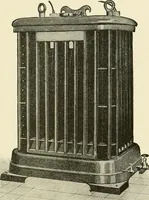 An illustration from Cyclopedia of applied electricity : a general reference work on direct-current generators and motors, storage batteries, electrochemistry, welding, electric wiring, meters, electric lighting, electric railways, power stations, switchboards, power transmission, alternating-current machinery, telegraphy, etc. (1916)