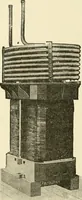 An illustration from Cyclopedia of applied electricity : a general reference work on direct-current generators and motors, storage batteries, electrochemistry, welding, electric wiring, meters, electric lighting, electric railways, power stations, switchboards, power transmission, alternating-current machinery, telegraphy, etc. (1916)