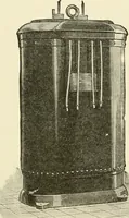 An illustration from Cyclopedia of applied electricity : a general reference work on direct-current generators and motors, storage batteries, electrochemistry, welding, electric wiring, meters, electric lighting, electric railways, power stations, switchboards, power transmission, alternating-current machinery, telegraphy, etc. (1916)
