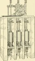 An illustration from Cyclopedia of applied electricity : a general reference work on direct-current generators and motors, storage batteries, electrochemistry, welding, electric wiring, meters, electric lighting, electric railways, power stations, switchboards, power transmission, alternating-current machinery, telegraphy, etc. (1916)