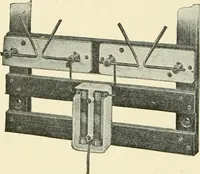 An illustration from Cyclopedia of applied electricity : a general reference work on direct-current generators and motors, storage batteries, electrochemistry, welding, electric wiring, meters, electric lighting, electric railways, power stations, switchboards, power transmission, alternating-current machinery, telegraphy, etc. (1916)