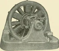 An illustration from Cyclopedia of applied electricity : a general reference work on direct-current generators and motors, storage batteries, electrochemistry, welding, electric wiring, meters, electric lighting, electric railways, power stations, switchboards, power transmission, alternating-current machinery, telegraphy, etc. (1916)