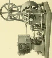 An illustration from Cyclopedia of applied electricity : a general reference work on direct-current generators and motors, storage batteries, electrochemistry, welding, electric wiring, meters, electric lighting, electric railways, power stations, switchboards, power transmission, alternating-current machinery, telegraphy, etc. (1916)