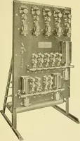 An illustration from Cyclopedia of applied electricity : a general reference work on direct-current generators and motors, storage batteries, electrochemistry, welding, electric wiring, meters, electric lighting, electric railways, power stations, switchboards, power transmission, alternating-current machinery, telegraphy, etc. (1916)