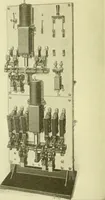 An illustration from Cyclopedia of applied electricity : a general reference work on direct-current generators and motors, storage batteries, electrochemistry, welding, electric wiring, meters, electric lighting, electric railways, power stations, switchboards, power transmission, alternating-current machinery, telegraphy, etc. (1916)