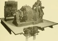 An illustration from Cyclopedia of applied electricity : a general reference work on direct-current generators and motors, storage batteries, electrochemistry, welding, electric wiring, meters, electric lighting, electric railways, power stations, switchboards, power transmission, alternating-current machinery, telegraphy, etc. (1916)