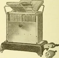 An illustration from Cyclopedia of applied electricity : a general reference work on direct-current generators and motors, storage batteries, electrochemistry, welding, electric wiring, meters, electric lighting, electric railways, power stations, switchboards, power transmission, alternating-current machinery, telegraphy, etc. (1916)