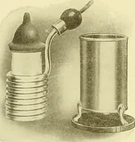 An illustration from Cyclopedia of applied electricity : a general reference work on direct-current generators and motors, storage batteries, electrochemistry, welding, electric wiring, meters, electric lighting, electric railways, power stations, switchboards, power transmission, alternating-current machinery, telegraphy, etc. (1916)
