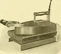 An illustration from Cyclopedia of applied electricity : a general reference work on direct-current generators and motors, storage batteries, electrochemistry, welding, electric wiring, meters, electric lighting, electric railways, power stations, switchboards, power transmission, alternating-current machinery, telegraphy, etc. (1916)