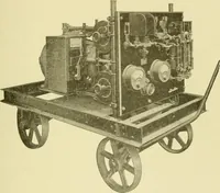 An illustration from Cyclopedia of applied electricity : a general reference work on direct-current generators and motors, storage batteries, electrochemistry, welding, electric wiring, meters, electric lighting, electric railways, power stations, switchboards, power transmission, alternating-current machinery, telegraphy, etc. (1916)