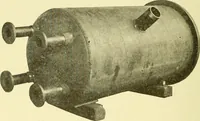 An illustration from Cyclopedia of applied electricity : a general reference work on direct-current generators and motors, storage batteries, electrochemistry, welding, electric wiring, meters, electric lighting, electric railways, power stations, switchboards, power transmission, alternating-current machinery, telegraphy, etc. (1916)
