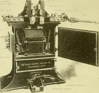 An illustration from Cyclopedia of applied electricity : a general reference work on direct-current generators and motors, storage batteries, electrochemistry, welding, electric wiring, meters, electric lighting, electric railways, power stations, switchboards, power transmission, alternating-current machinery, telegraphy, etc. (1916)