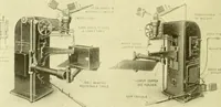 An illustration from Cyclopedia of applied electricity : a general reference work on direct-current generators and motors, storage batteries, electrochemistry, welding, electric wiring, meters, electric lighting, electric railways, power stations, switchboards, power transmission, alternating-current machinery, telegraphy, etc. (1916)