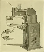An illustration from Cyclopedia of applied electricity : a general reference work on direct-current generators and motors, storage batteries, electrochemistry, welding, electric wiring, meters, electric lighting, electric railways, power stations, switchboards, power transmission, alternating-current machinery, telegraphy, etc. (1916)