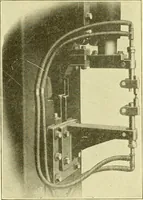 An illustration from Cyclopedia of applied electricity : a general reference work on direct-current generators and motors, storage batteries, electrochemistry, welding, electric wiring, meters, electric lighting, electric railways, power stations, switchboards, power transmission, alternating-current machinery, telegraphy, etc. (1916)