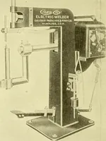 An illustration from Cyclopedia of applied electricity : a general reference work on direct-current generators and motors, storage batteries, electrochemistry, welding, electric wiring, meters, electric lighting, electric railways, power stations, switchboards, power transmission, alternating-current machinery, telegraphy, etc. (1916)