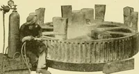 An illustration from Cyclopedia of applied electricity : a general reference work on direct-current generators and motors, storage batteries, electrochemistry, welding, electric wiring, meters, electric lighting, electric railways, power stations, switchboards, power transmission, alternating-current machinery, telegraphy, etc. (1916)