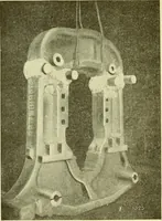 An illustration from Cyclopedia of applied electricity : a general reference work on direct-current generators and motors, storage batteries, electrochemistry, welding, electric wiring, meters, electric lighting, electric railways, power stations, switchboards, power transmission, alternating-current machinery, telegraphy, etc. (1916)