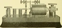 An illustration from Cyclopedia of applied electricity : a general reference work on direct-current generators and motors, storage batteries, electrochemistry, welding, electric wiring, meters, electric lighting, electric railways, power stations, switchboards, power transmission, alternating-current machinery, telegraphy, etc. (1916)