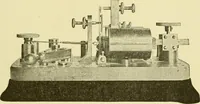 An illustration from Cyclopedia of applied electricity : a general reference work on direct-current generators and motors, storage batteries, electrochemistry, welding, electric wiring, meters, electric lighting, electric railways, power stations, switchboards, power transmission, alternating-current machinery, telegraphy, etc. (1916)
