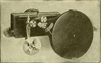 An illustration from Cyclopedia of applied electricity : a general reference work on direct-current generators and motors, storage batteries, electrochemistry, welding, electric wiring, meters, electric lighting, electric railways, power stations, switchboards, power transmission, alternating-current machinery, telegraphy, etc. (1916)