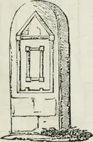 An illustration from Cyclopedia of architecture, historical, descriptive, typographical, decorative, theoretical and mechanical, alphabetically arranged, familiarly explained, and adapted to the comprehension of workmen, etc., etc. By Robert Stuart [pseud.] ... Two volumes in one. .. (1854)