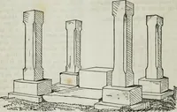 An illustration from Cyclopedia of architecture, historical, descriptive, typographical, decorative, theoretical and mechanical, alphabetically arranged, familiarly explained, and adapted to the comprehension of workmen, etc., etc. By Robert Stuart [pseud.] ... Two volumes in one. .. (1854)