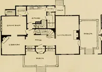 An illustration from Cyclopedia of architecture, carpentry, and building : a general reference work ... (1907)