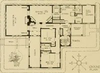 An illustration from Cyclopedia of architecture, carpentry, and building : a general reference work ... (1907)
