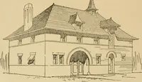 An illustration from Cyclopedia of architecture, carpentry, and building : a general reference work ... (1907)