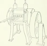 An illustration from Cyclopedia of mechanical engineering; a general reference work. Editor-in-chief Howard Monroe Raymond. Assisted by a corps of mechanical engineers, technical experts, and designers of the highest professional standing (1908)