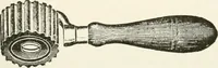 An illustration from Cyclopedia of painting : containing useful and valuable information on the following subjects : adulteration of paint, blistering of paint, brushes, calcimining, carriage painting, china painting, colors, color harmony, color mixing, color testing, exterior painting, gilding, graining, house painting, marbling, mildew, oils and driers, oil painting on glass, painting a bath tub, painting in distemper, paperhanger's tools, paperhanging, pigments, plain oil painting, primary colors, priming, scenic painting, sign painting, stains, staining, stencilling, turpentine, varnishes, varnishing, water color painting, when not to paint, practical points on painting, useful information (1908)