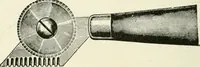 An illustration from Cyclopedia of painting : containing useful and valuable information on the following subjects : adulteration of paint, blistering of paint, brushes, calcimining, carriage painting, china painting, colors, color harmony, color mixing, color testing, exterior painting, gilding, graining, house painting, marbling, mildew, oils and driers, oil painting on glass, painting a bath tub, painting in distemper, paperhanger's tools, paperhanging, pigments, plain oil painting, primary colors, priming, scenic painting, sign painting, stains, staining, stencilling, turpentine, varnishes, varnishing, water color painting, when not to paint, practical points on painting, useful information (1908)